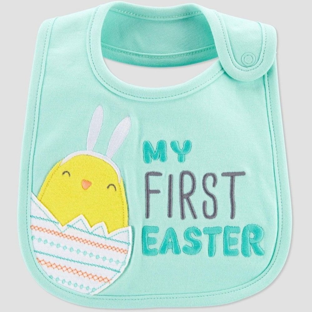Baby 'My First Easter' Bib - Just One You Made by Carter's Green